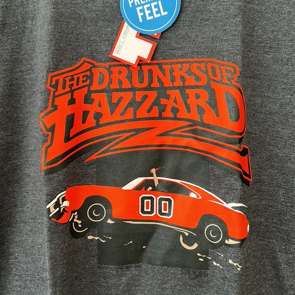 Spoofs T shirt The Drunks of Hazzard  size small Gray - Picture 3 of 9